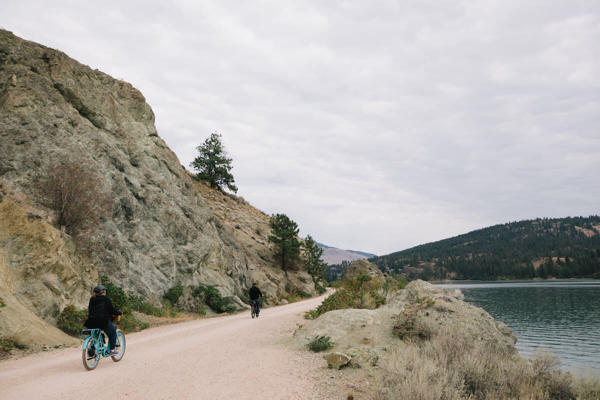 Okanagan Rail Trail scenic pathway through the valley